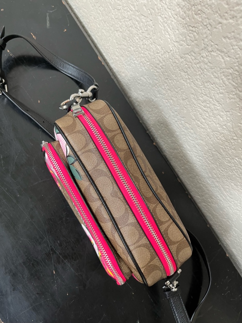 Coach Jes Court Jumbo Floral Crossbody - Picture 11 of 12